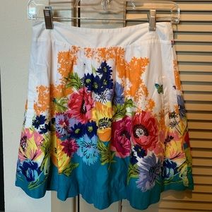 Colorful Floral Skirt